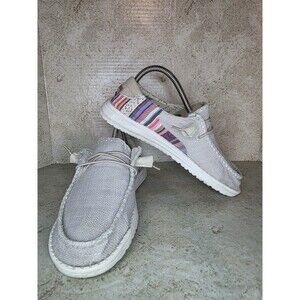 Hey Dude Wendy Shoes Women Sz 6 Rodeo Casual Comfy Slip On Loafer Hippie Western